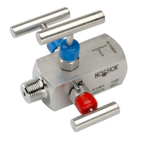 Noshok | 3070-FMS. 3070 Series Double Block and Bleed 3 Needle Valves with Hard Seat
