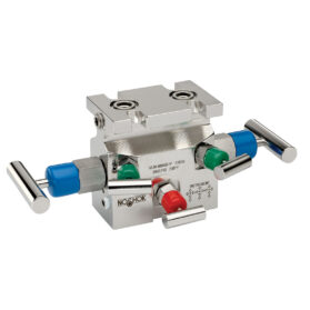 Noshok | 5530-MMAC-FP. 5530 Series 0.375 in. Orifice Natural Gas 5 Manifold Valves with Soft Seat/Tip