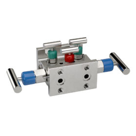 Noshok | 5530-MMS. 5530 Series 0.375 in. Orifice Natural Gas 5 Manifold Valves with Soft Seat/Tip