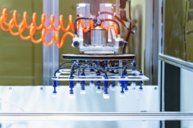 Automation equipment with a series of small vacuum cups