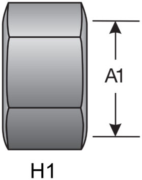 Gates | 725901145. 10TSN. Tube Sleeve Nut
