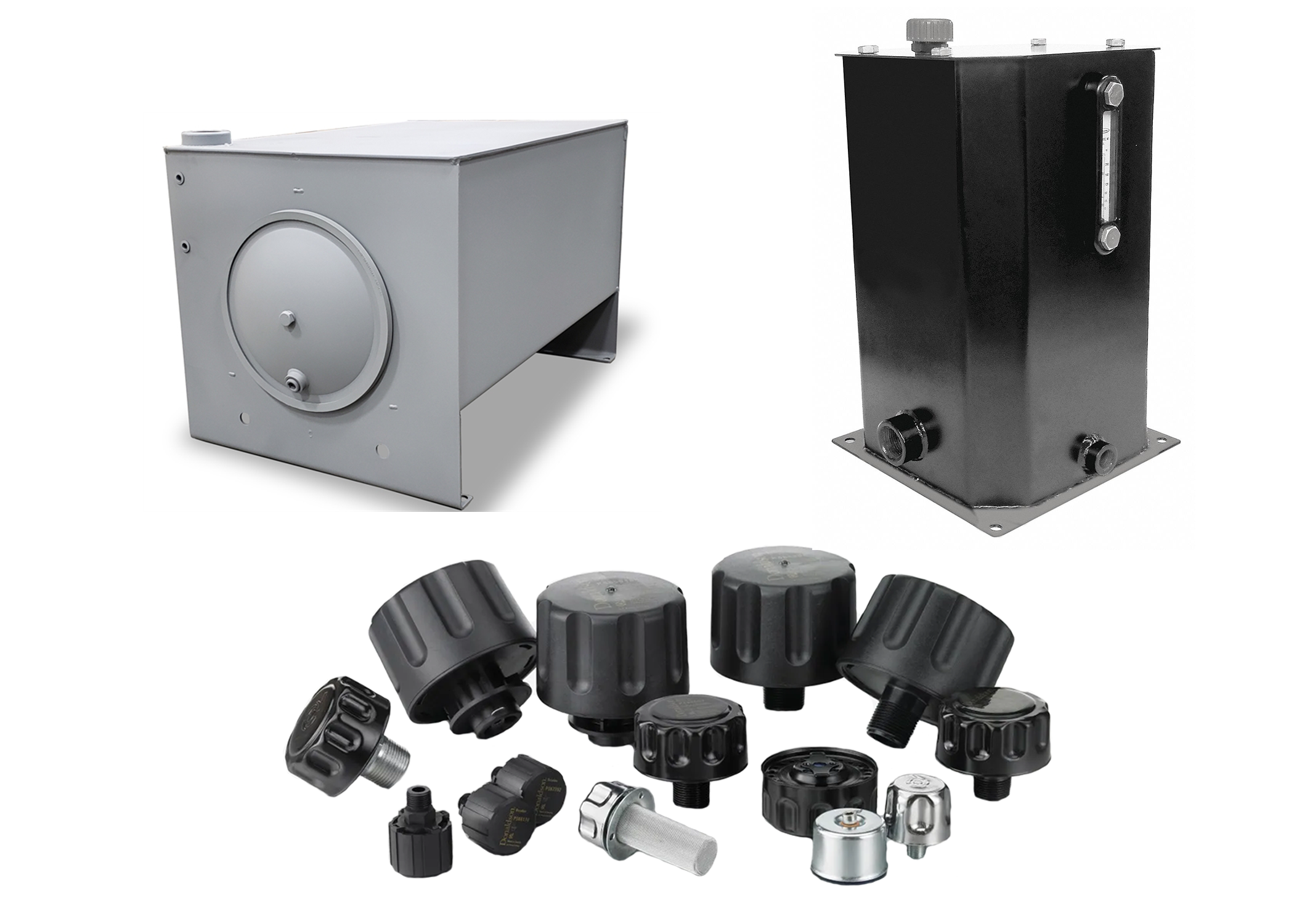 Hydraulic reservoirs and accessories